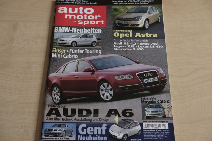 Deckblatt Auto Motor und Sport (05/2004)